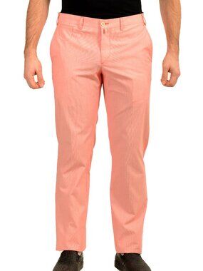 Malo Men's Striped Flat Front Casual Pants US 34 IT 50